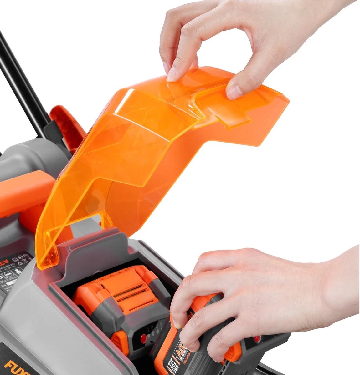 FUXTEC Grasmaaier Accu 40V (2x 20V) - Set Met Batterij (2x 2Ah) En Lader (2.4A Dubbellader) 10 FUXTEC Grasmaaier Accu 40V (2x 20V) - Set Met Batterij (2x 2Ah) En Lader (2.4A Dubbellader) - Image 10