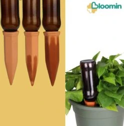 Bloomin Waterdruppelaar Van Terracotta - Waterdruppelaar Voor Planten - Druppelsysteem - Irrigatiesysteem - Watergeefsysteem - Bewateringssysteem - 8 Stuks -Tuin Verkoop 1184x1200