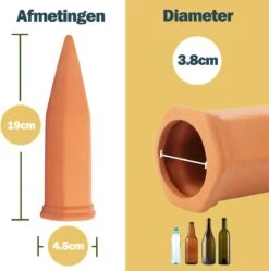 Bloomin Waterdruppelaar Van Terracotta - Waterdruppelaar Voor Planten - Druppelsysteem - Irrigatiesysteem - Watergeefsysteem - Bewateringssysteem - 8 Stuks -Tuin Verkoop 1188x1200 1