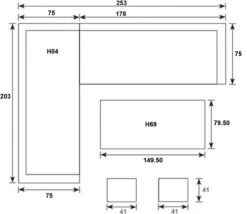 Merkloos Rivièra Original | Loungeset Hoekset Dining Set Tuinset | Wicker | Hoekbank, Hoge Tuintafel, 2 Hockers | 6 Zitplaatsen -Tuin Verkoop 1200x1040