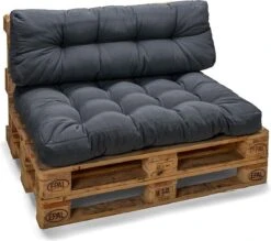 Palletkussen Basic Comfort Zitgedeelte Grijs 120x80x15cm -Tuin Verkoop 1200x1066