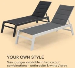 Blumfeldt Renazzo Lounge Ligstoel - Ligbed Voor De Tuin - Aluminium Tuinstoel - 6 Standen - Waterafstotend - Bekleding Van 70 % Pvc En 30 % Polyetheen - Zwart 14 Blumfeldt Renazzo Lounge Ligstoel - Ligbed Voor De Tuin - Aluminium Tuinstoel - 6 Standen - Waterafstotend - Bekleding Van 70 % Pvc En 30 % Polyetheen - Zwart -Tuin Verkoop 1200x1089 1