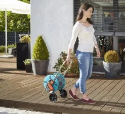 GARDENA - AquaRoll CleverRoll S Set Slangenwagen - Incl. 20 M Slang - Maximaal 40 M Opbergcapaciteit -Tuin Verkoop 1200x1096