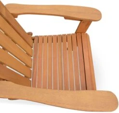 Alice's Garden Relaxstoel Adirondack Salamanca - FSC Eucalyptushout – Naturel -Tuin Verkoop 1200x1134