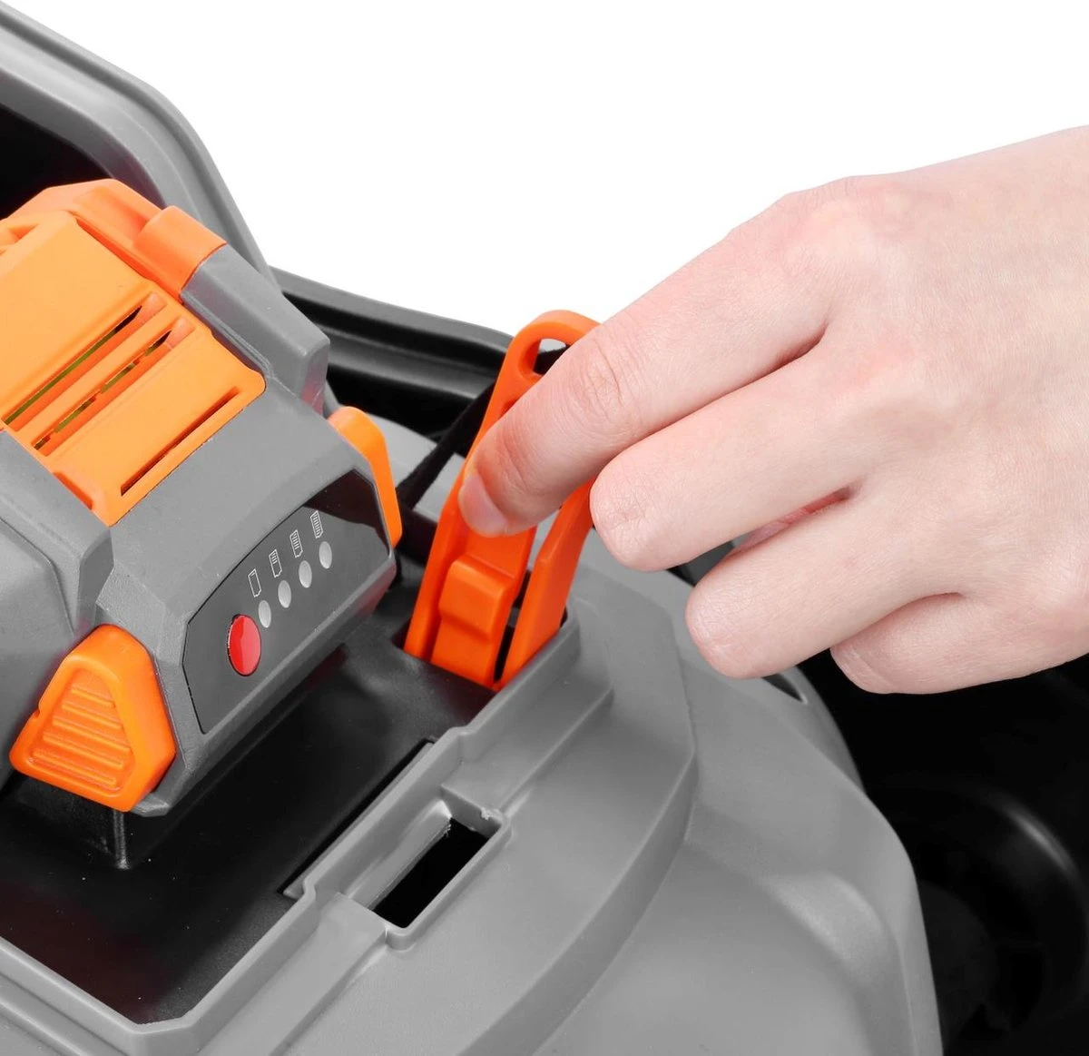 FUXTEC Grasmaaier Accu 40V (2x 20V) - Set Met Batterij (2x 2Ah) En Lader (2.4A Dubbellader) 7 FUXTEC Grasmaaier Accu 40V (2x 20V) - Set Met Batterij (2x 2Ah) En Lader (2.4A Dubbellader) - Image 7