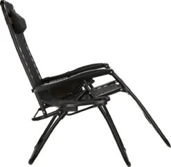 Springos Tuinstoel | Ligstoel | Opvouwbaar | Verstelbaar | Ergonomische Hoofdsteun | Bruin / Zwart -Tuin Verkoop 1200x1170 1