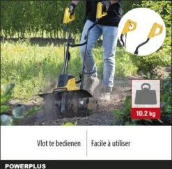 Powerplus POWXG72010 Tuinfrees - 1500W - Werkbreedte 450mm - Werkdiepte Max. 220mm - Incl. 6 Messen En Wielen -Tuin Verkoop 1200x1179 2