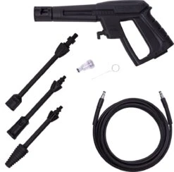 VONROC Hogedrukreiniger V14C-1 - 1400W – 110 Bar – 390 L/h – Compact - Incl. 5m Slang, Spuitstukken En Accessoires -Tuin Verkoop 1200x1183