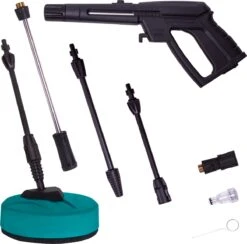 VONROC PRO Hogedrukreiniger V25-2 – 2500W – 195 Bar – 468 L/h – Duurzame Inductiemotor – Incl. 8m Slang, Slanghaspel, Terrasreiniger, Reinigingstank En Meer -Tuin Verkoop 1200x1185