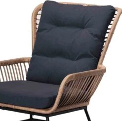 BUITEN Living Dex Wicker Loungestoel Tuin | Wicker + Aluminium | Bamboe Antraciet -Tuin Verkoop 1200x1192 2