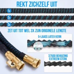 Strex Flexibele Tuinslang 15M Met Sproeikop - Uitrekbaar - Incl. Koppelingen, Ophanghaak & Opbergzak 10 Strex Flexibele Tuinslang 15M Met Sproeikop - Uitrekbaar - Incl. Koppelingen, Ophanghaak & Opbergzak -Tuin Verkoop 1200x1197 1