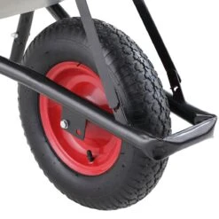 Gardebruk Kruiwagen 100L - Luchtband - 250kg Draagkracht Zilver -Tuin Verkoop 1200x1200 13