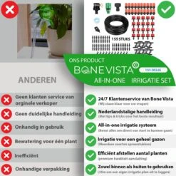 Bone Vista® 155 Stuks Water Druppelslang Irrigatiesysteem Tuin – Bewateringssysteem & Druppelsysteem -Tuin Verkoop 1200x1200 146
