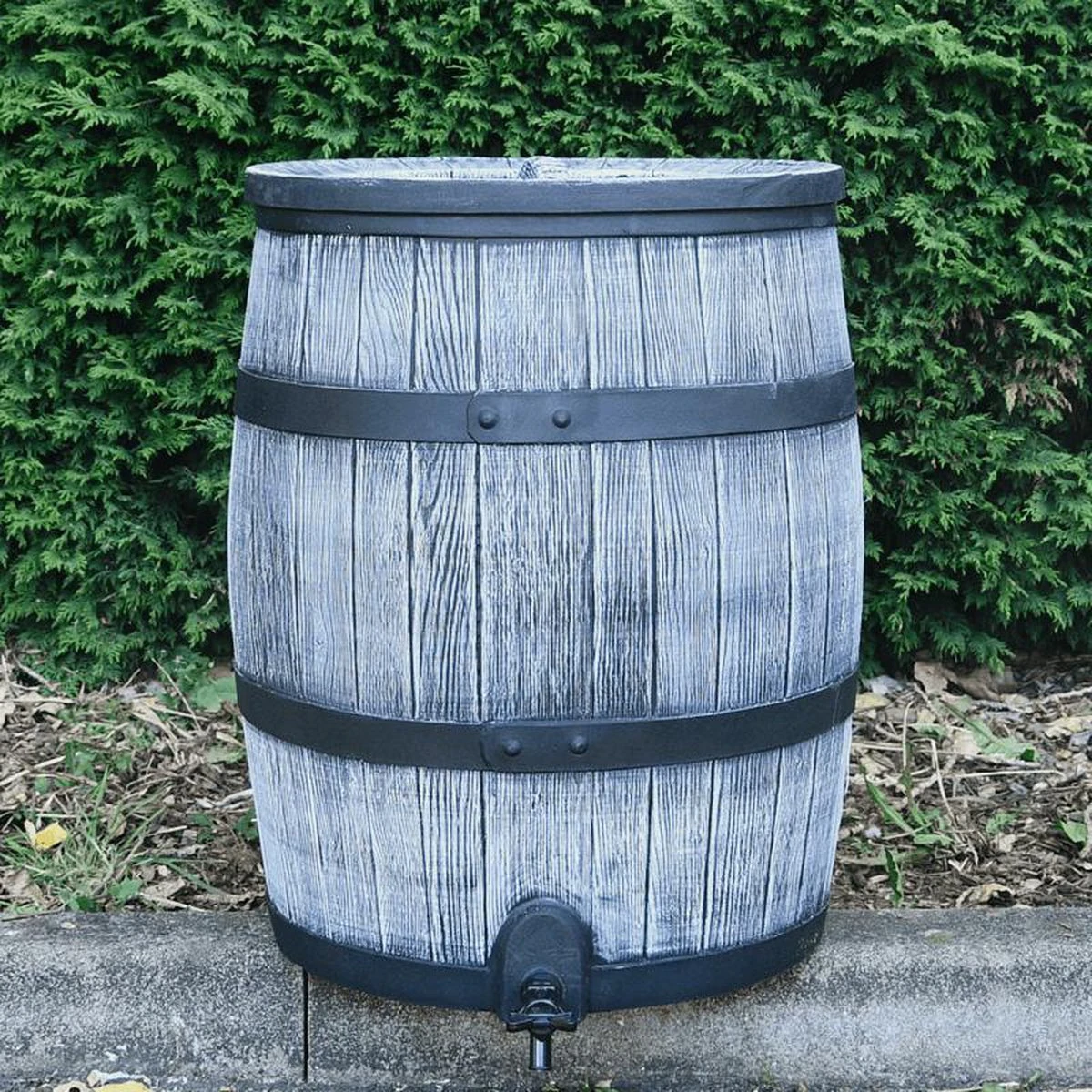 Regentonset Roto 120 Liter + Voet - Grijs 4 Regentonset Roto 120 Liter + Voet - Grijs - Image 4