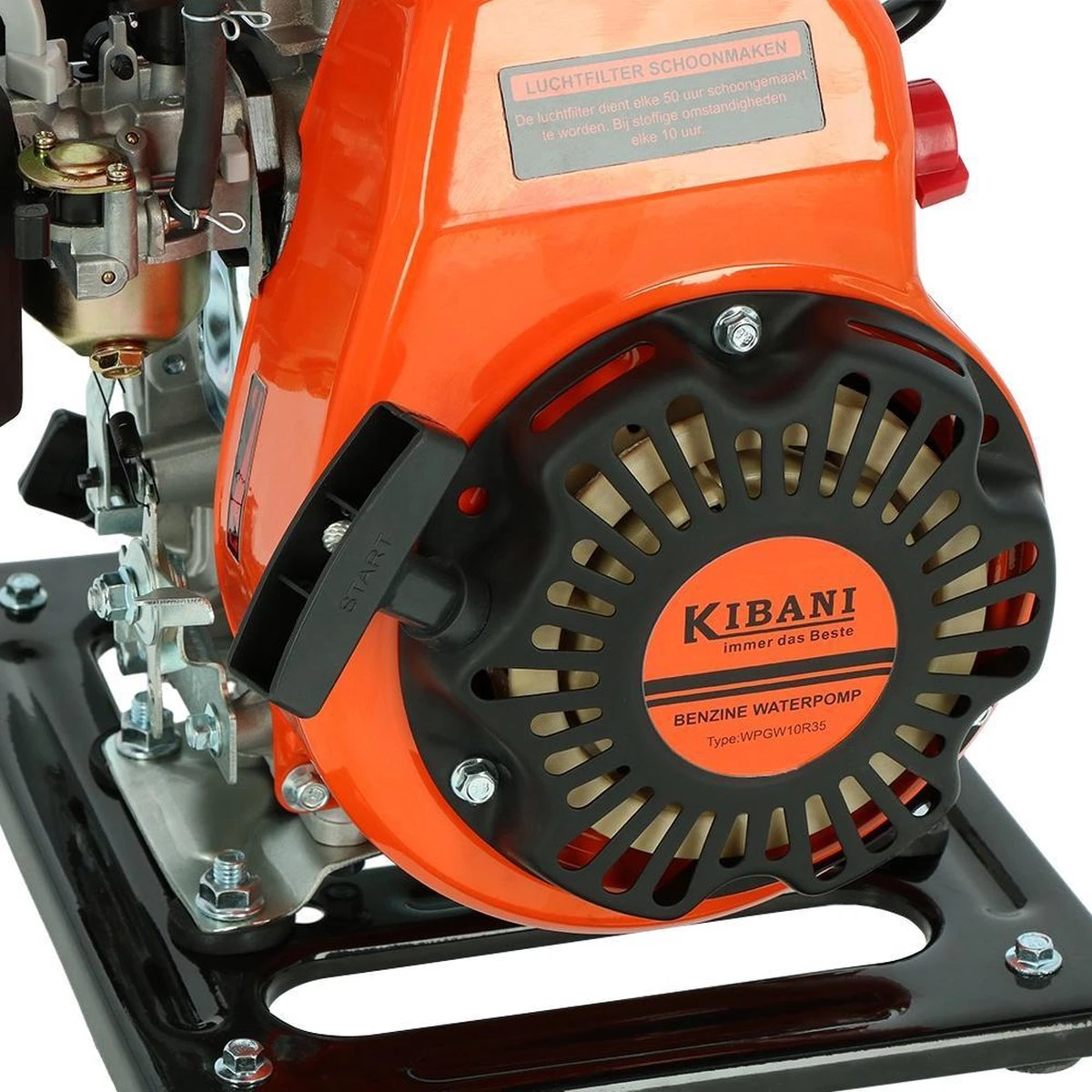 Kibani Waterpomp 8.000 Liter P/uur - 98 Cc / 1.5 PK 4-takt Benzine Motor - 4000 Toeren/Minuut - Doorstroming 8 M³ P/uur - Tuinpomp 6 Kibani Waterpomp 8.000 Liter P/uur - 98 Cc / 1.5 PK 4-takt Benzine Motor - 4000 Toeren/Minuut - Doorstroming 8 M³ P/uur - Tuinpomp - Image 6