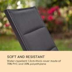 Blumfeldt Renazzo Lounge Ligstoel - Ligbed Voor De Tuin - Aluminium Tuinstoel - 6 Standen - Waterafstotend - Bekleding Van 70 % Pvc En 30 % Polyetheen - Zwart 17 Blumfeldt Renazzo Lounge Ligstoel - Ligbed Voor De Tuin - Aluminium Tuinstoel - 6 Standen - Waterafstotend - Bekleding Van 70 % Pvc En 30 % Polyetheen - Zwart -Tuin Verkoop 1200x1200 384