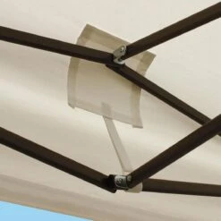 LifeGoods Partytent - 3x3 M - Zijwanden - Easy Up - Opvouwbaar - Waterdicht - Draagtas Met Wieltjes - Beige -Tuin Verkoop 1200x1200 401