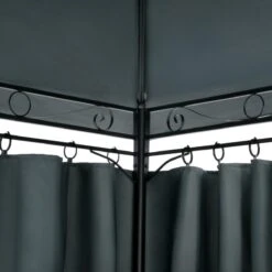 Casaria Paviljoen Topas 3x4m - UV-bescherming 50+ - Antraciet -Tuin Verkoop 1200x1200 442