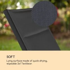 Blumfeldt Limala Tuinstoel - Ligstoel - Relaxstoel - Rugleuning In 6 Standen Verstelbaar - 2 Vielen - Draagkracht: Max. 150 Kg -Tuin Verkoop 1200x1200 455