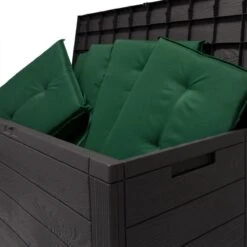 Merkloos Woody Tuin Opbergbox - 324 Liter 45x120x60 Cm - Tuinkussenbox - Antraciet/bruin -Tuin Verkoop 1200x1200 468