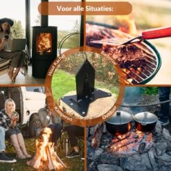 Miseru Houtklover – Geen Bijl Nodig – No Axe - Houtsplijter – Houtkliever – HANDMADE In Holland - Houtklover Voor Aanmaakhout – Metaal -Tuin Verkoop 1200x1200 54