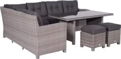 Garden Impressions Jaru Lounge Dining Set - Extra Luxe Kussens -Tuin Verkoop 1200x581