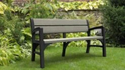 Keter Montero Tuinbank - 3-personen - 150x62,5x89cm – Grafiet -Tuin Verkoop 1200x675 14