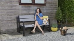 Keter Montero Tuinbank - 3-personen - 150x62,5x89cm – Grafiet -Tuin Verkoop 1200x675 15