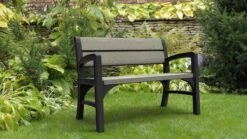 Keter Montero Tuinbank – 2-personen - 120x61x91cm - Grafiet -Tuin Verkoop 1200x675 17