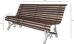 MaximaVida Tuinbank Budapest Oil 170 Cm - Uit Exclusief Mahoniehout -Tuin Verkoop 1200x717