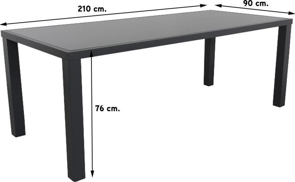 Hartman Napoli/Alma 210 Cm. Tuinset - 7-delig Verstelbaar 14 Hartman Napoli/Alma 210 Cm. Tuinset - 7-delig Verstelbaar - Image 14