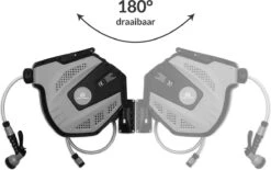 CoolHome Wandslangenbox 30 Meter + 2 Meter - Tuinslang Met Haspel- Slangenhouder 180° Draaibaar - Tuinslanghaspel Zwart - Grijs -Tuin Verkoop 1200x751 1