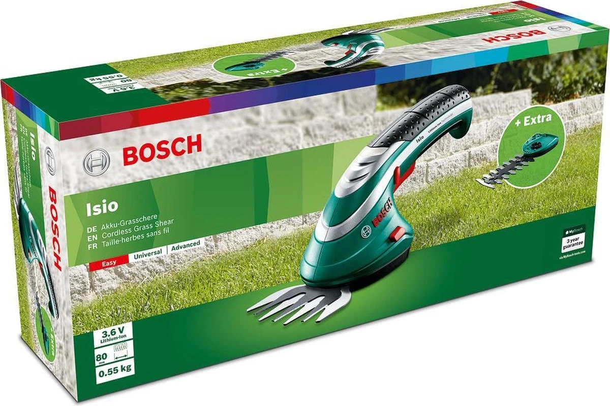 Bosch ISIO Gen III Accu Buxusschaar + Grasschaar 5 Bosch ISIO Gen III Accu Buxusschaar + Grasschaar - Image 5