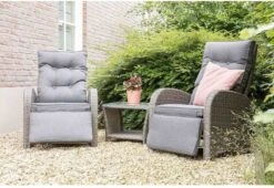 Loungeset Duoset Melia 2 Verstelbare Stoelen + Tafel - Balkonset -Tuin Verkoop 1200x826