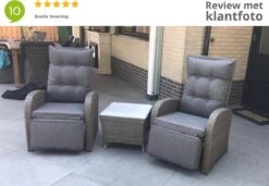 Loungeset Duoset Melia 2 Verstelbare Stoelen + Tafel - Balkonset -Tuin Verkoop 1200x831