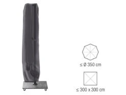 AeroCover Parasolhoes - Zweef Parasols - Grijs - 250x55 Cm (HxB) -Tuin Verkoop 1200x900 12