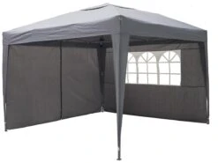 Garden Royal Partytent 3x3m Easy Up Grijs Met 4 Zijwanden -Tuin Verkoop 1200x900 14