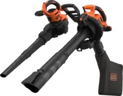 Black & Decker BLACK+DECKER BEBLV300SB-QS Bladblazer - 404 Km/u - 3000W - Zuig-/blaasfunctie - Gesnoerd
