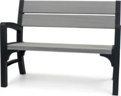 Keter Montero Tuinbank – 2-personen - 120x61x91cm - Grafiet -Tuin Verkoop 1200x954