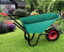 Gardebruk Kruiwagen 100 L - Kunststof Kuip – Tot 150KG Groen 16 Gardebruk Kruiwagen 100 L - Kunststof Kuip – Tot 150KG Groen -Tuin Verkoop 1200x972