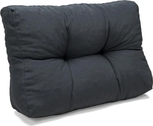 Palletkussen Basic Comfort Rugdeel Halve Pallet Lengte Grijs 60x40x10/20cm -Tuin Verkoop 1200x987