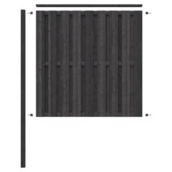 Schutting Volgpakket Tuinscherm Royal Antraciet Ca. 1,9 Meter Lang -Tuin Verkoop 123 116