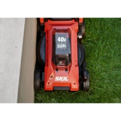 SKIL 20V Grasmaaier 0130BA Brushless 34cm + 2 Accu's 2,0Ah + Snellader -Tuin Verkoop 123 254