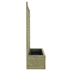 Bloembak Met Dubbele Trellis 90x40 Cm -Tuin Verkoop 123 323