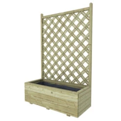 Bloembak Met Dubbele Trellis 90x40 Cm -Tuin Verkoop 123 327