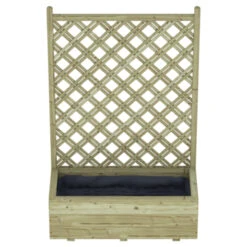 Bloembak Met Dubbele Trellis 90x40 Cm -Tuin Verkoop 123 328