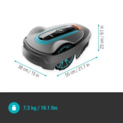 Gardena Robotmaaier Smart SILENO City 250 M² - 17cm -Tuin Verkoop 123 514