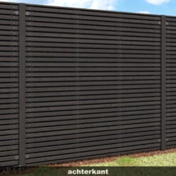 Schutting Andalusië Ca.180x180cm Zwart -Tuin Verkoop 123 558