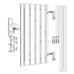 Poortpakket Antraciet Op Metalen Frame -Tuin Verkoop 123 575
