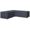 Loungesethoes L-vorm 250X250 Cm